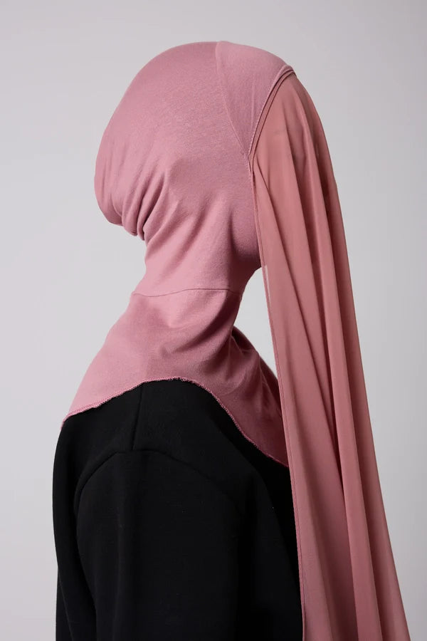 Instant Hijab - 2 in 1 Chiffon & Full Coverage