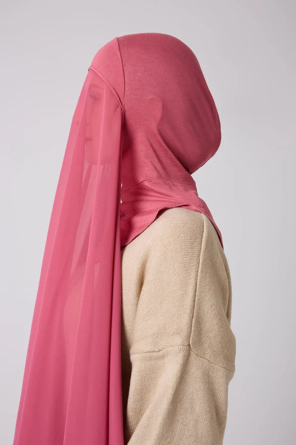 Instant Hijab - 2 in 1 Chiffon & Full Coverage