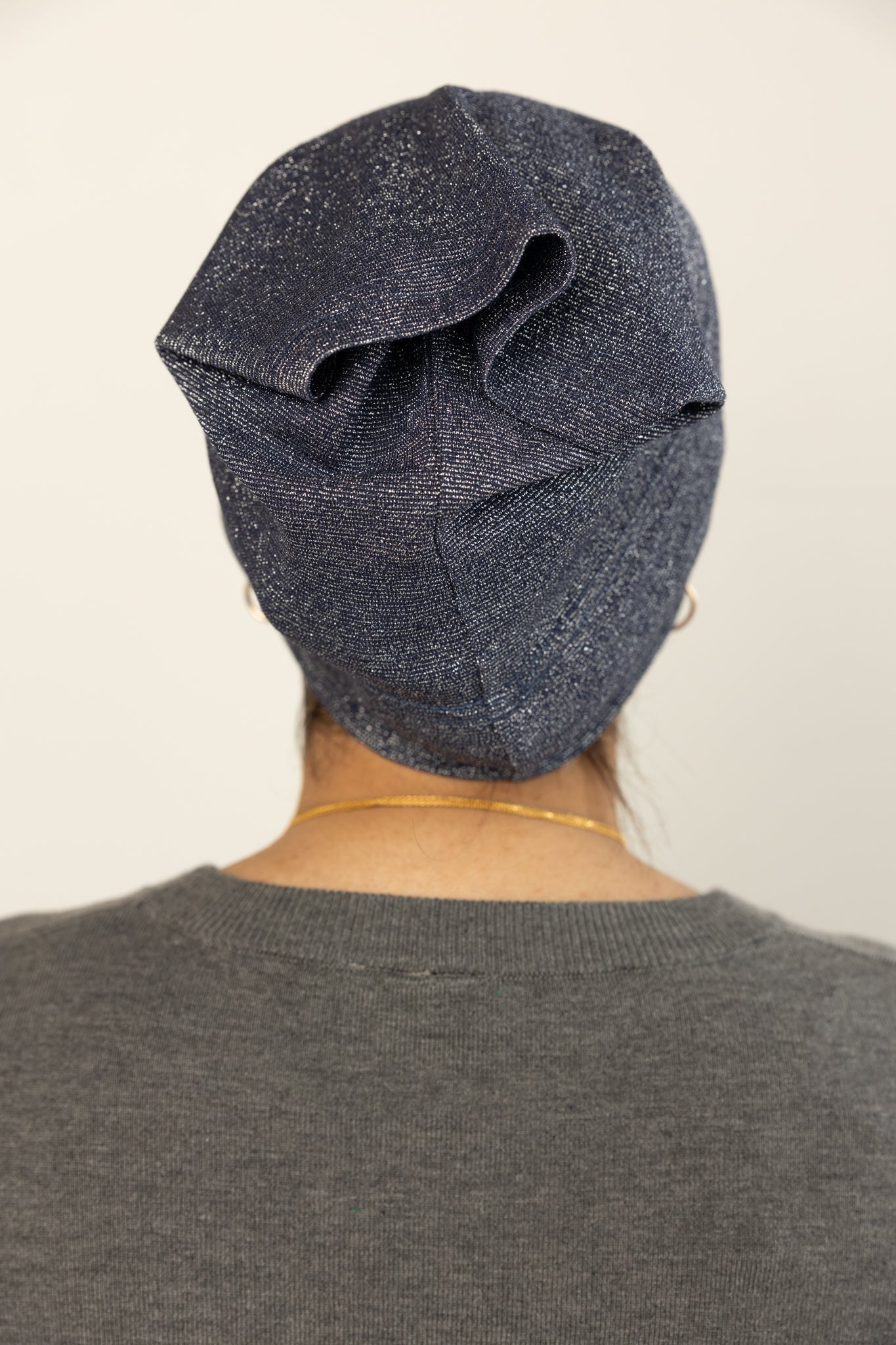 Shimmer Under Scarf - Navy Blue