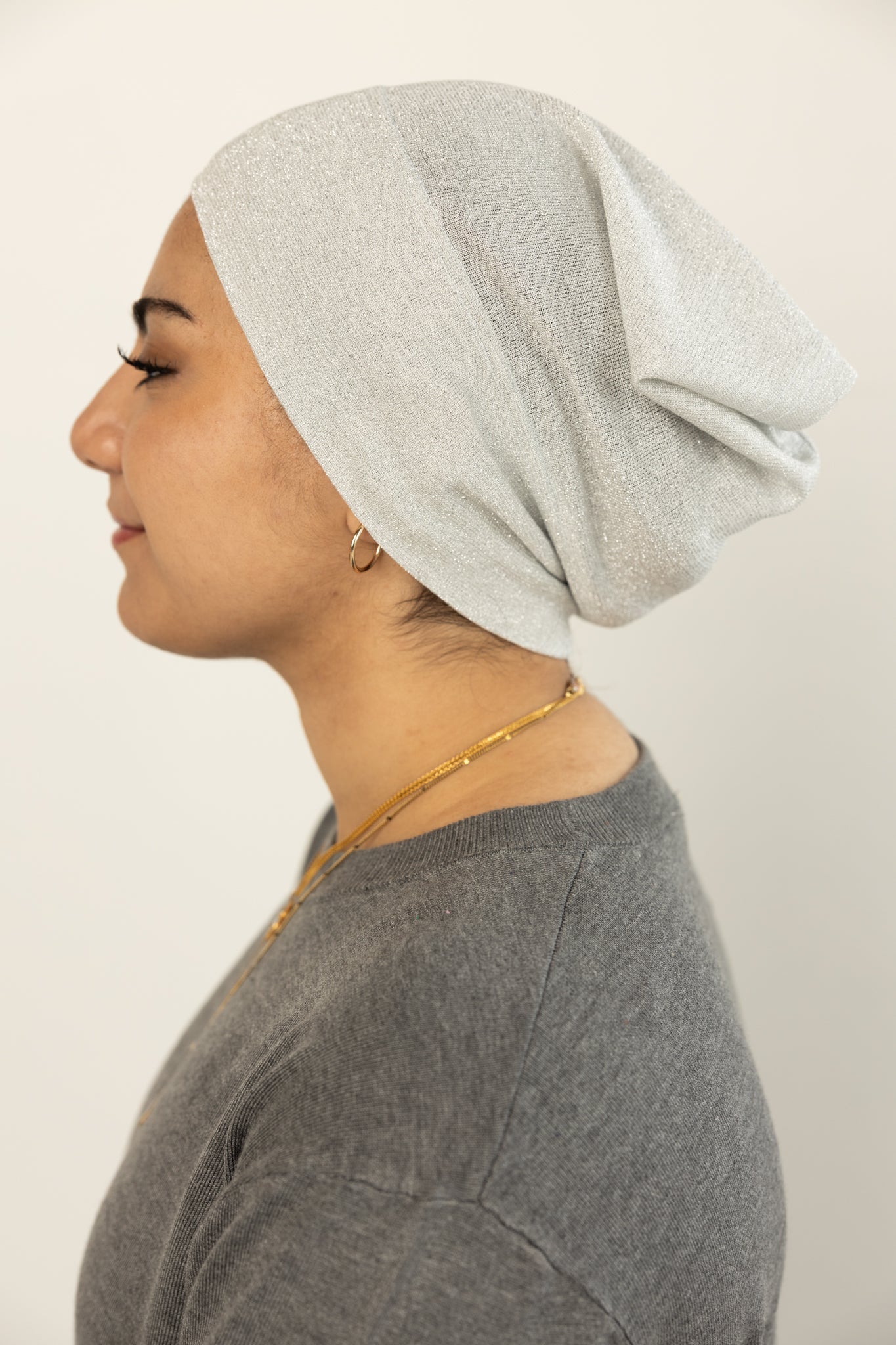 Shimmer Under Scarf - Silver