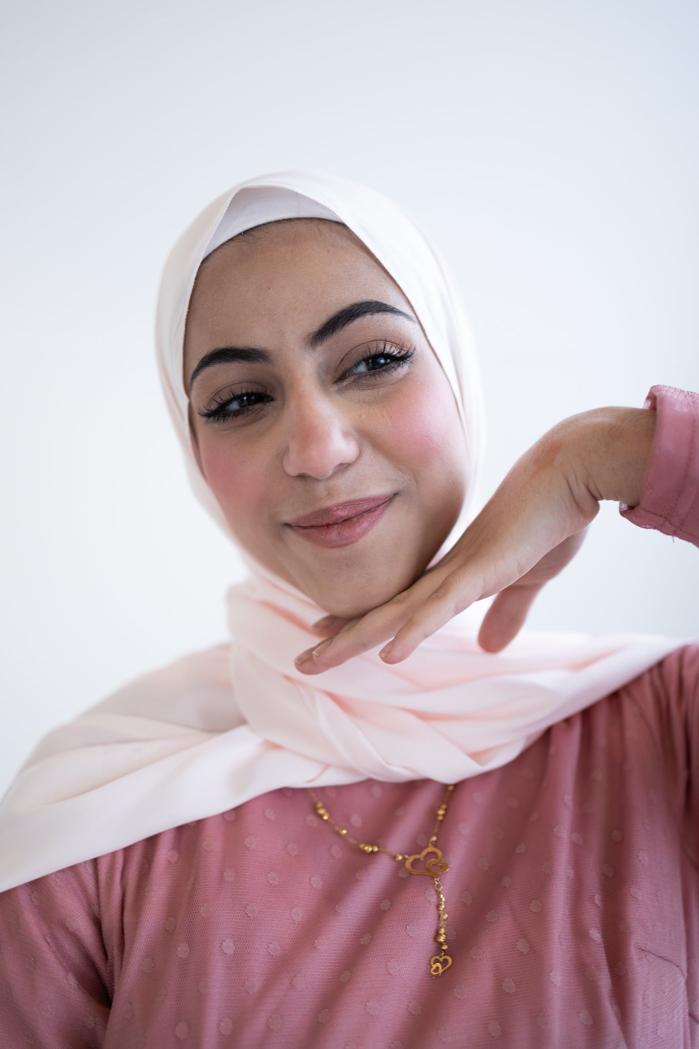 Satin Hijab - Millennial Pink