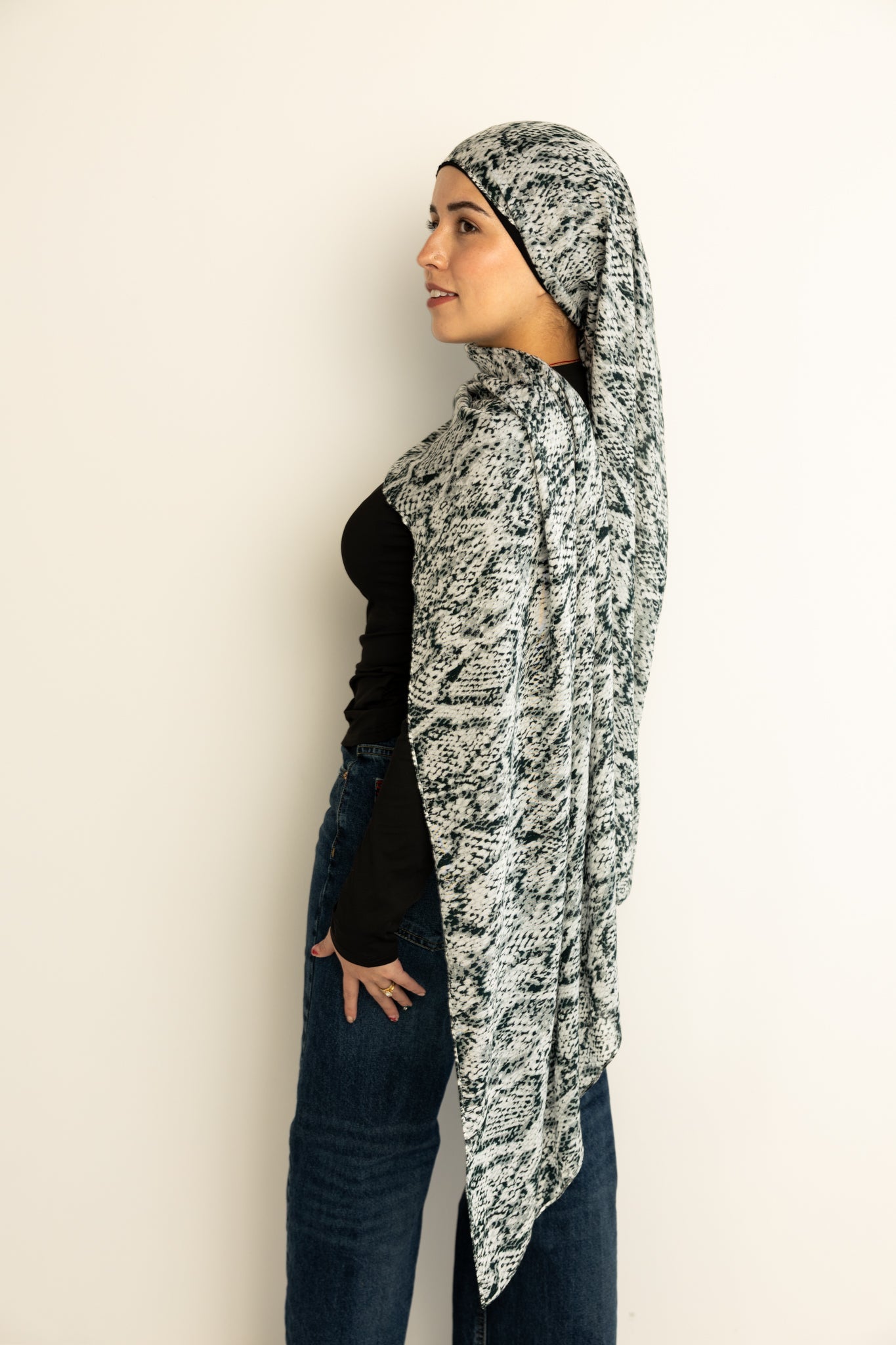 Modal Hijab - Snake Print