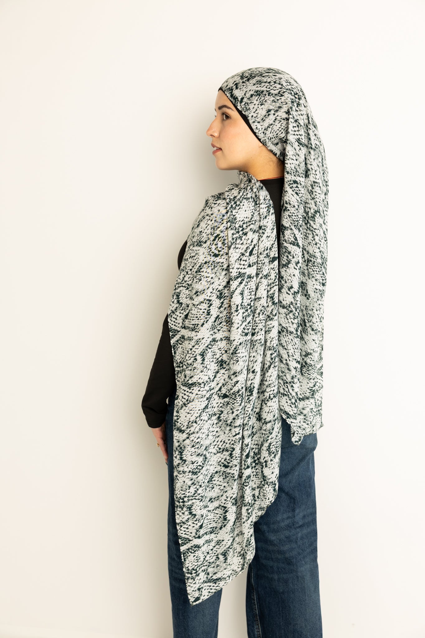 Modal Hijab - Snake Print