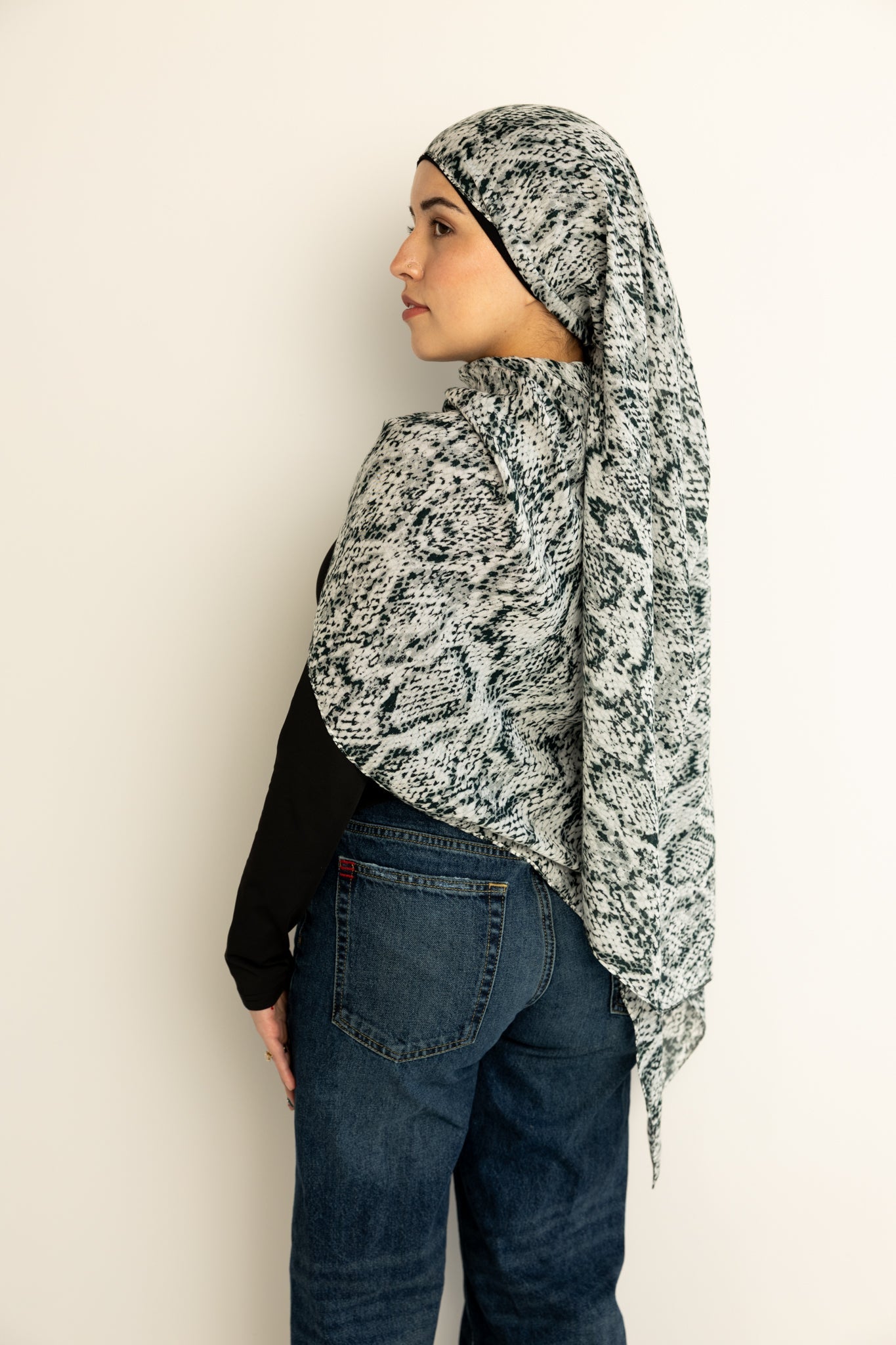 Modal Hijab - Snake Print