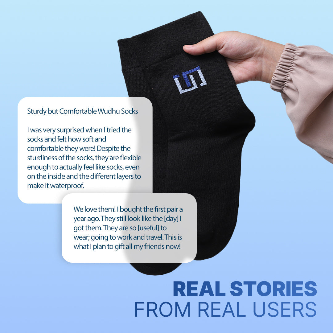 The Wudhu Socks - Ablution Made Easy!