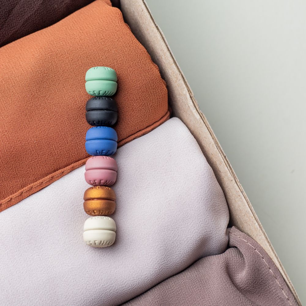 DEENIN Strong Magnetic Hijab Magnets - Secure Hold Without Damaging Your Scarf