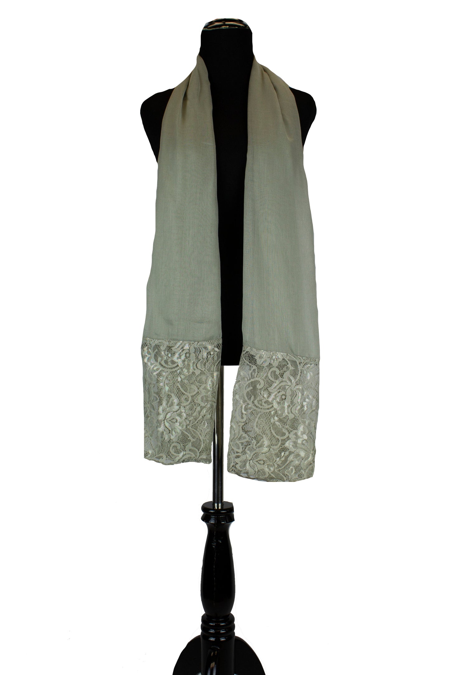 Modal Lace Hijab - Dove