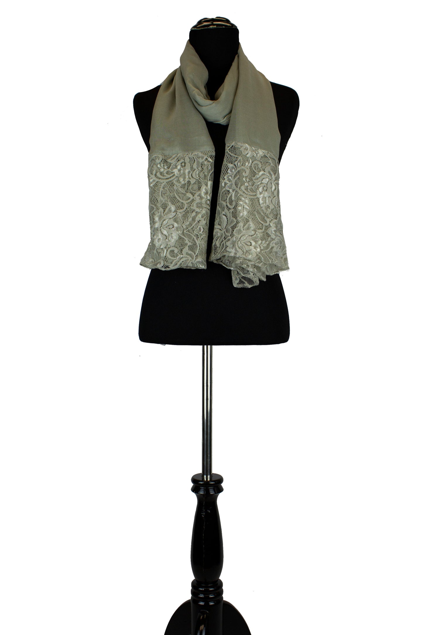Modal Lace Hijab - Dove