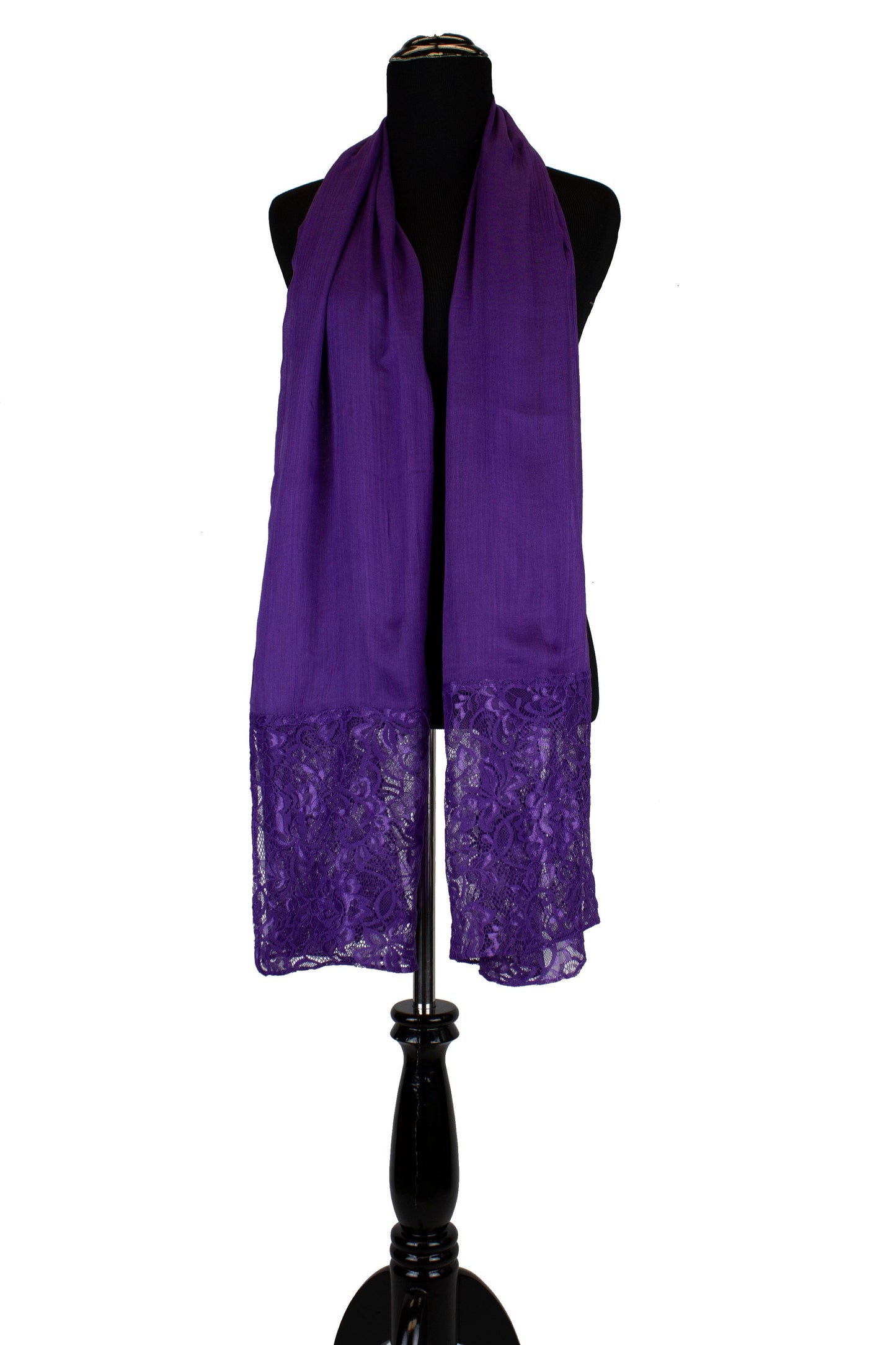 Modal Lace Hijab - Ultraviolet