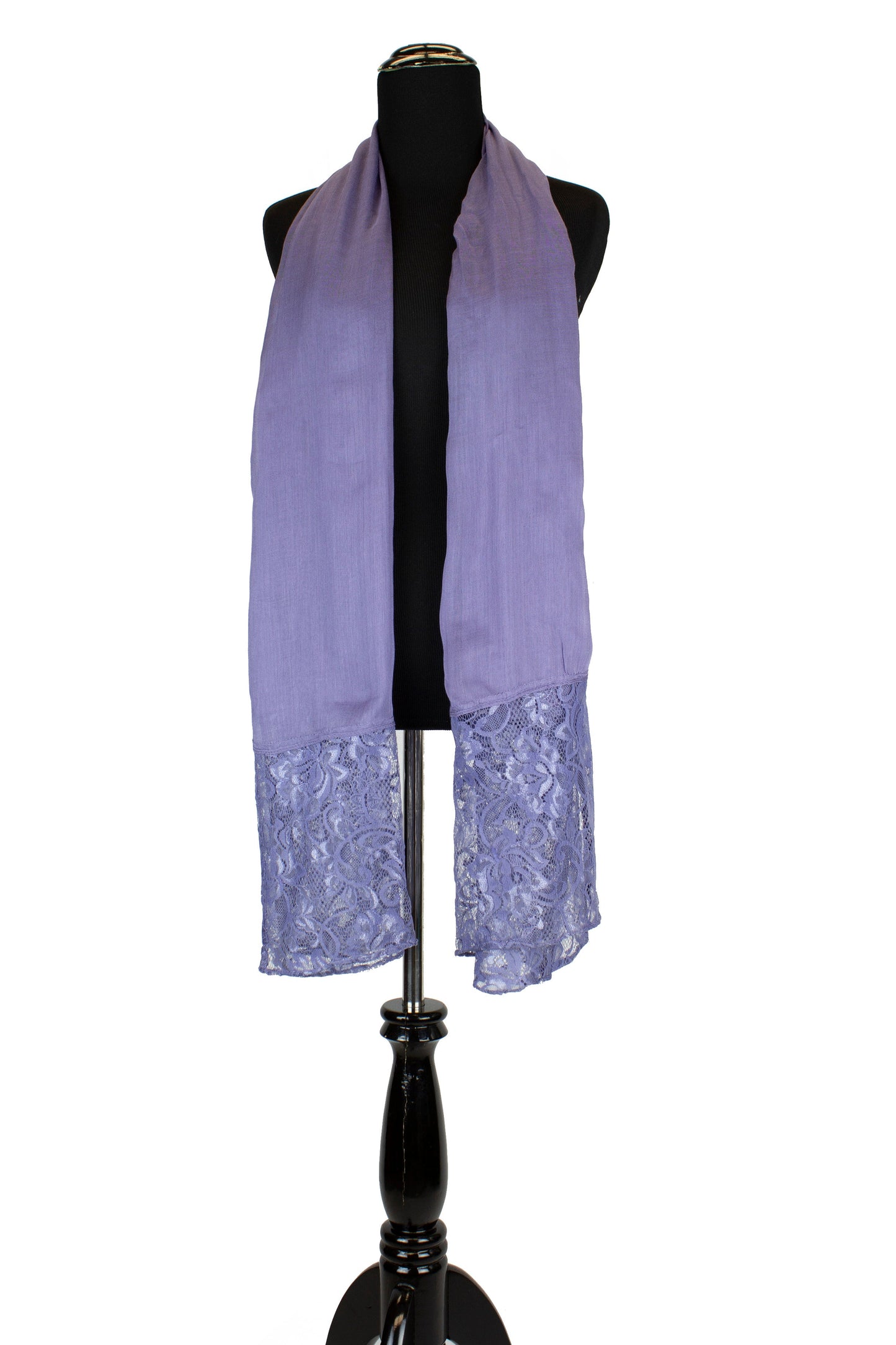 Modal Lace Hijab - Periwinkle