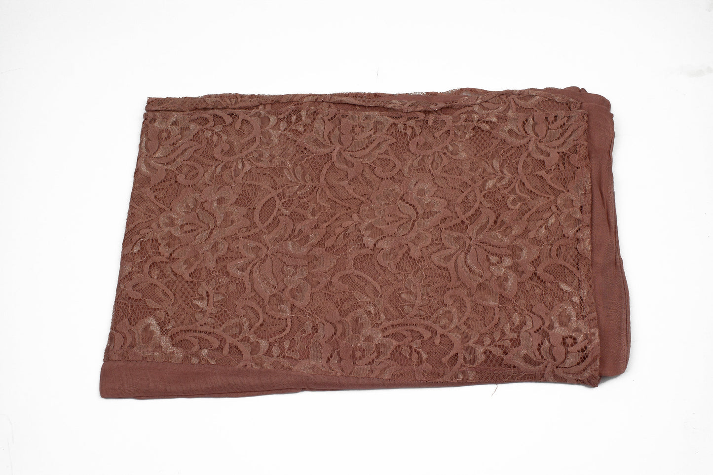 Modal Lace Hijab - Pale Mauve