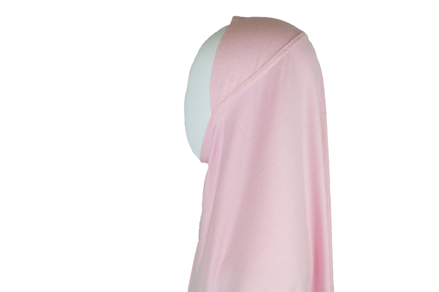 One Piece Slip on Jersey Hijab - Light Pink