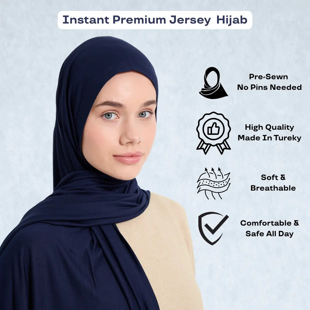 Instant Premium Jersey Hijab