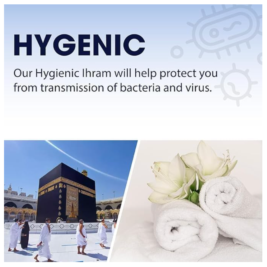 Ihram Hypoallergenic Set of 2 Towels
