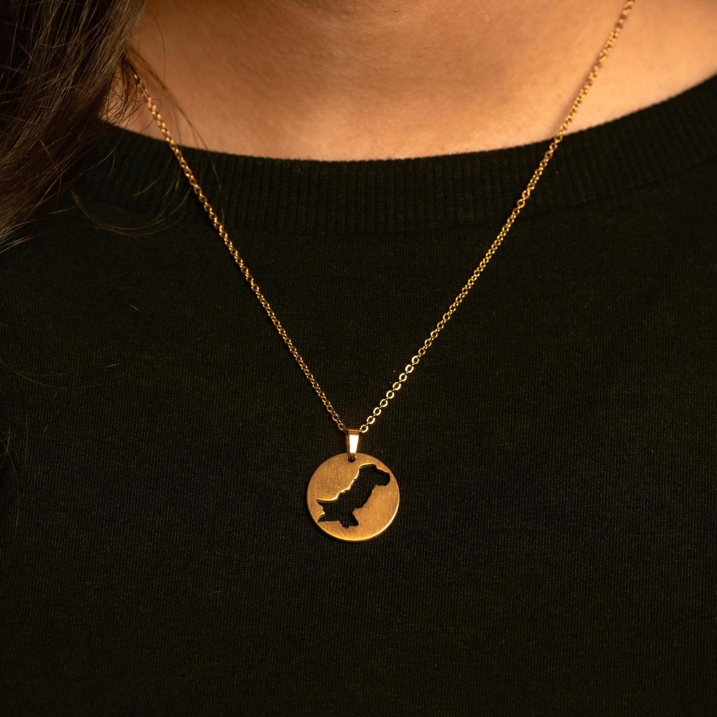 Pakistan Map Necklace