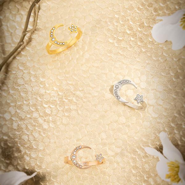 Star & Moon Ring