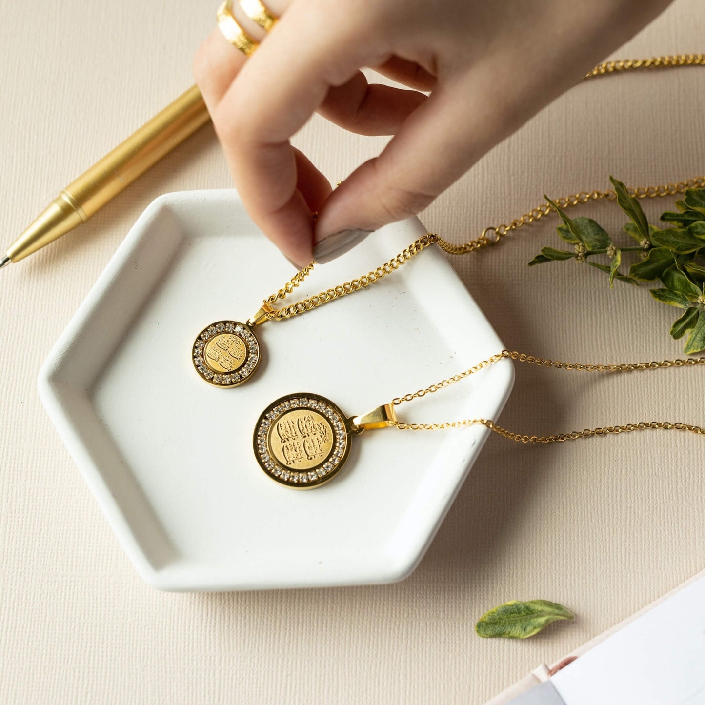 Mini 4 Qul Necklace