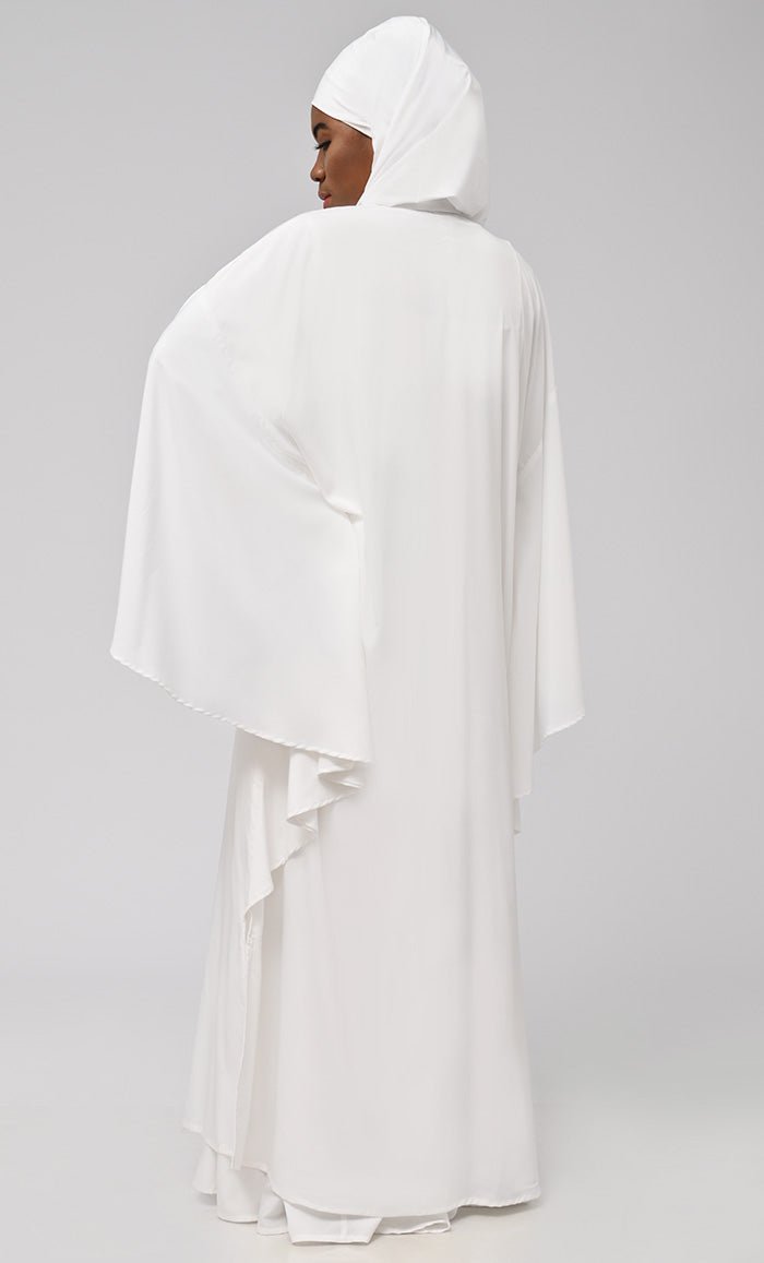 Modest Button Down Kaftan Style Prayer Dress For Women