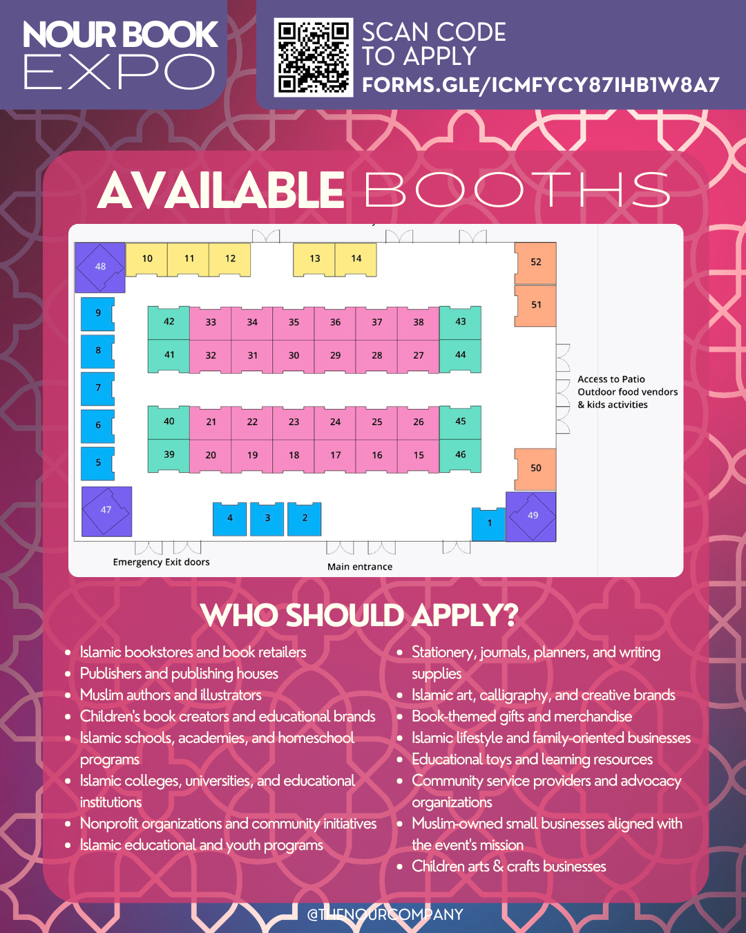 Nour Book Expo Vendor & Exhibitor Registration