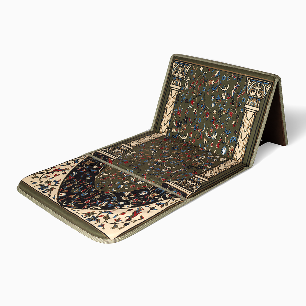 Ebadat Prayer Rug with Backrest - Enhance Your Prayer Experience with Added Comfort