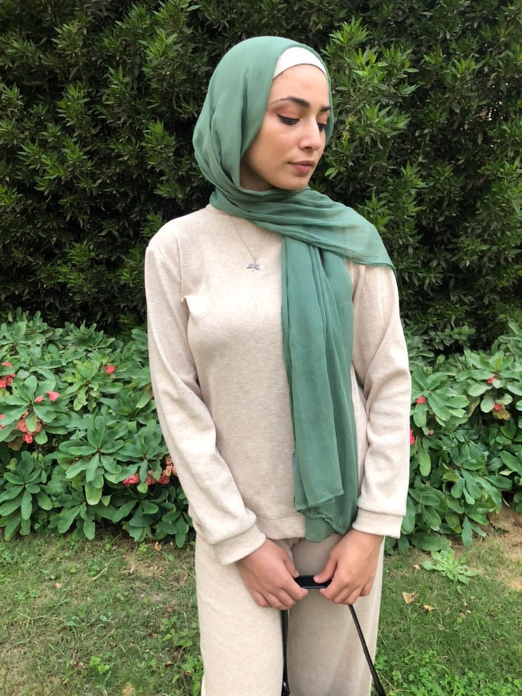 Modal Hijab - Seafoam Green