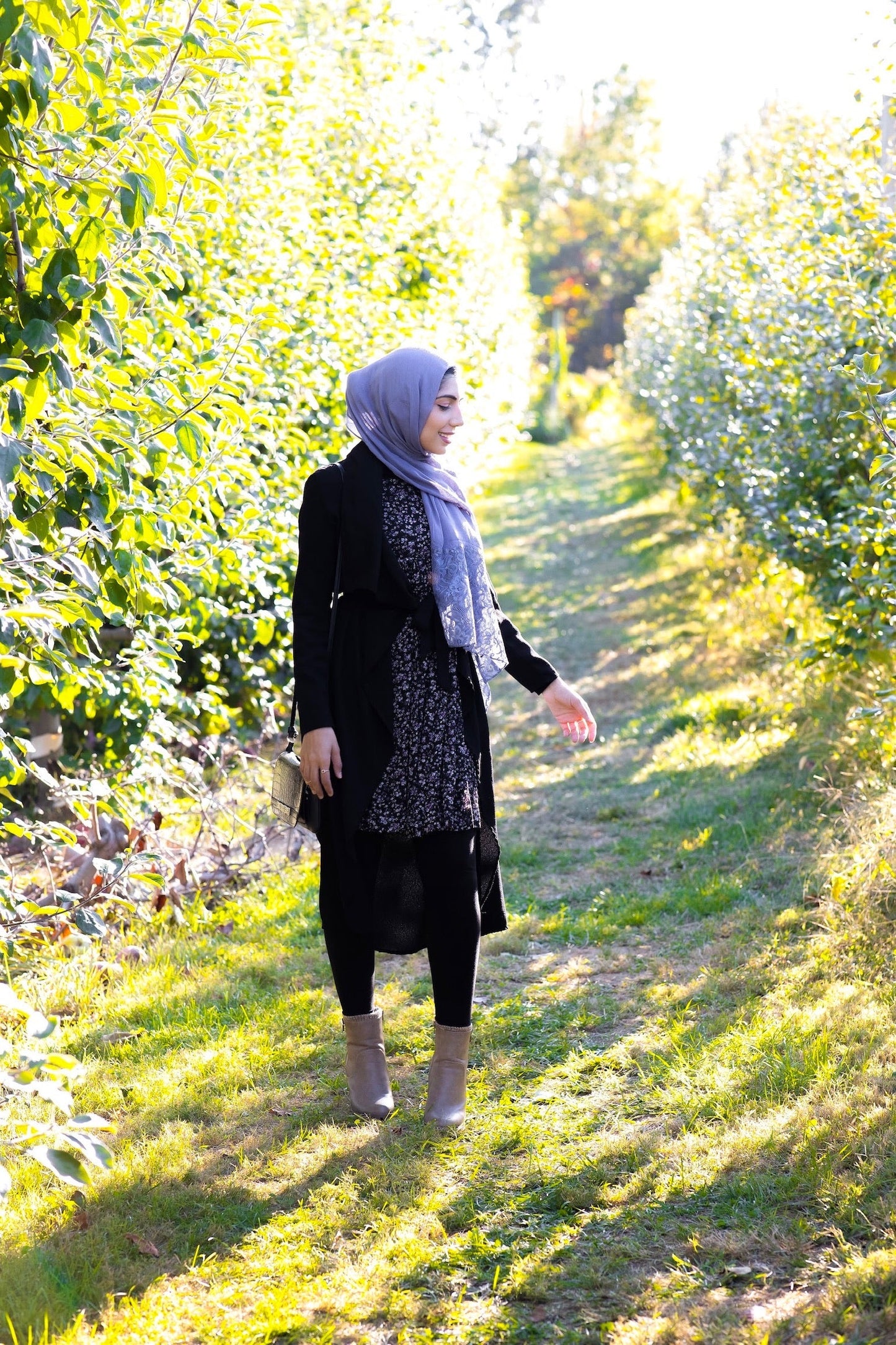 Modal Lace Hijab - Periwinkle