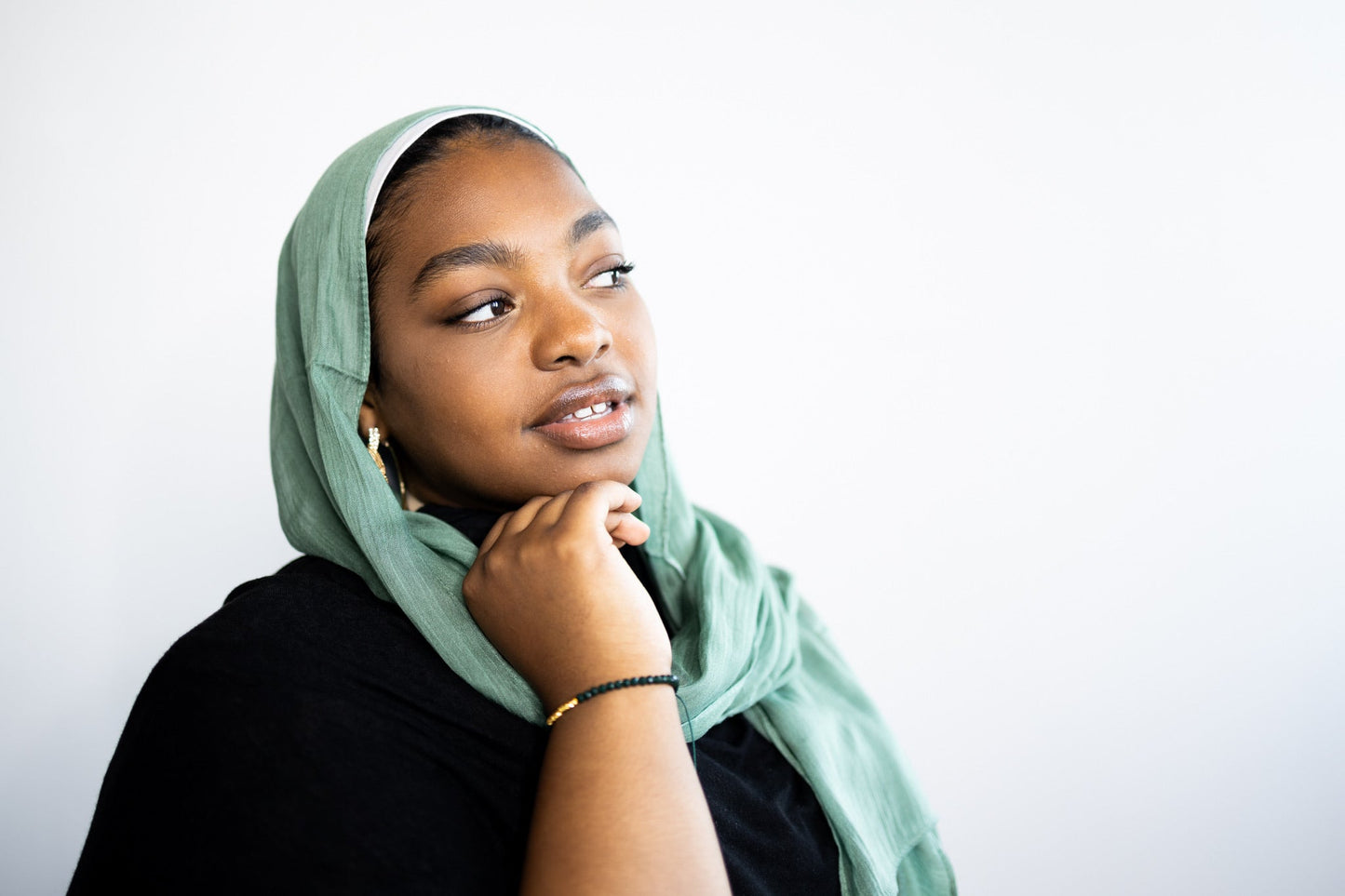 Modal Hijab - Seafoam Green