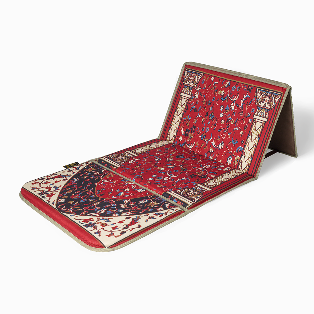 Ebadat Prayer Rug with Backrest - Enhance Your Prayer Experience with Added Comfort