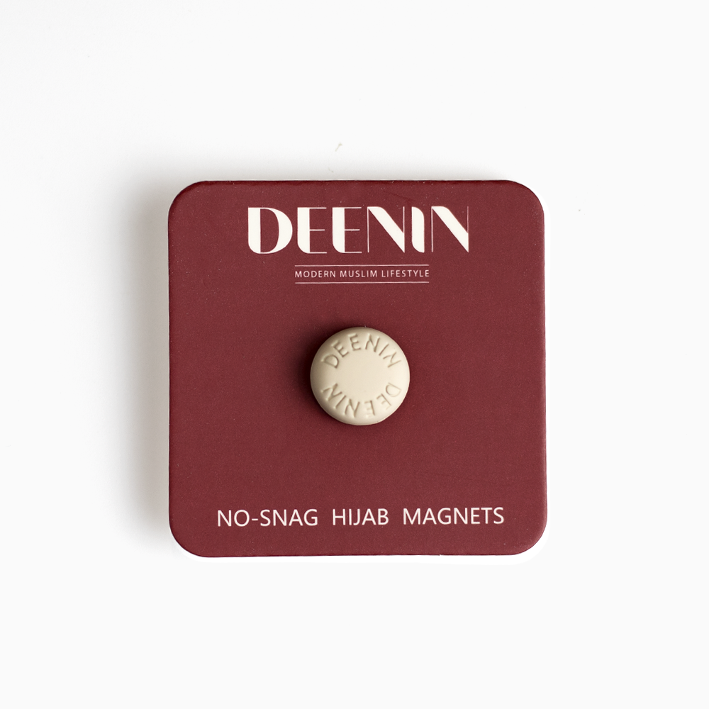 DEENIN Strong Magnetic Hijab Magnets - Secure Hold Without Damaging Your Scarf