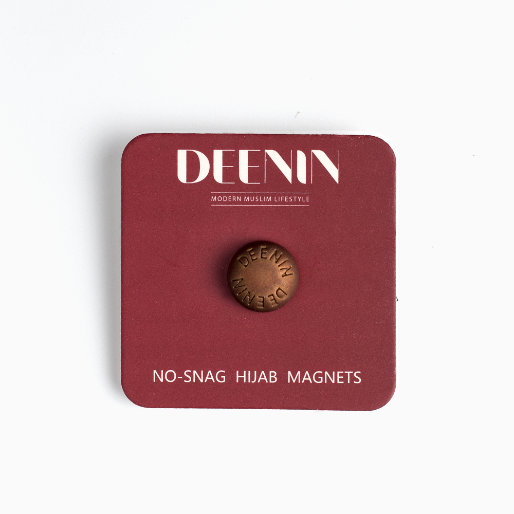 DEENIN Strong Magnetic Hijab Magnets - Secure Hold Without Damaging Your Scarf