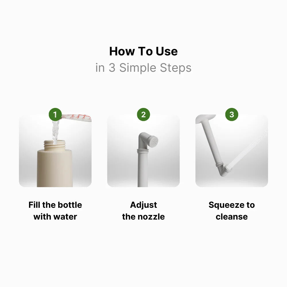 ABDEEZ Portable Bidet Leakproof and Convenient Solution for Freshness on the go