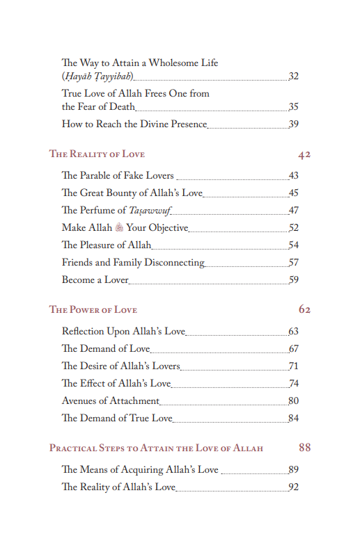 The Love of Allah