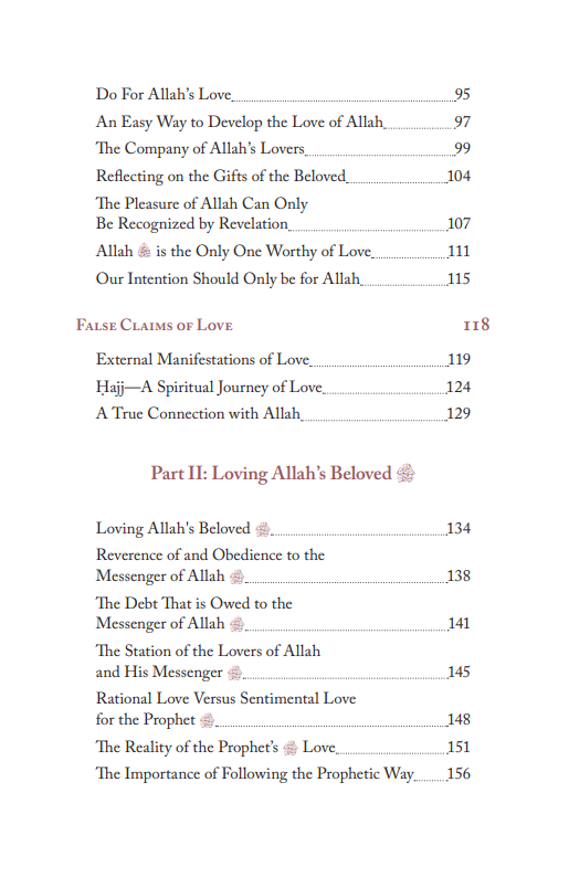 The Love of Allah