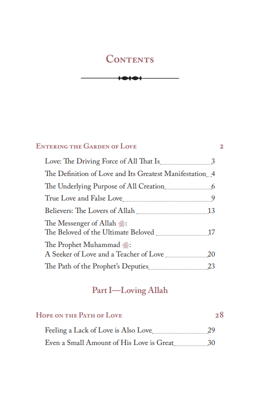 The Love of Allah