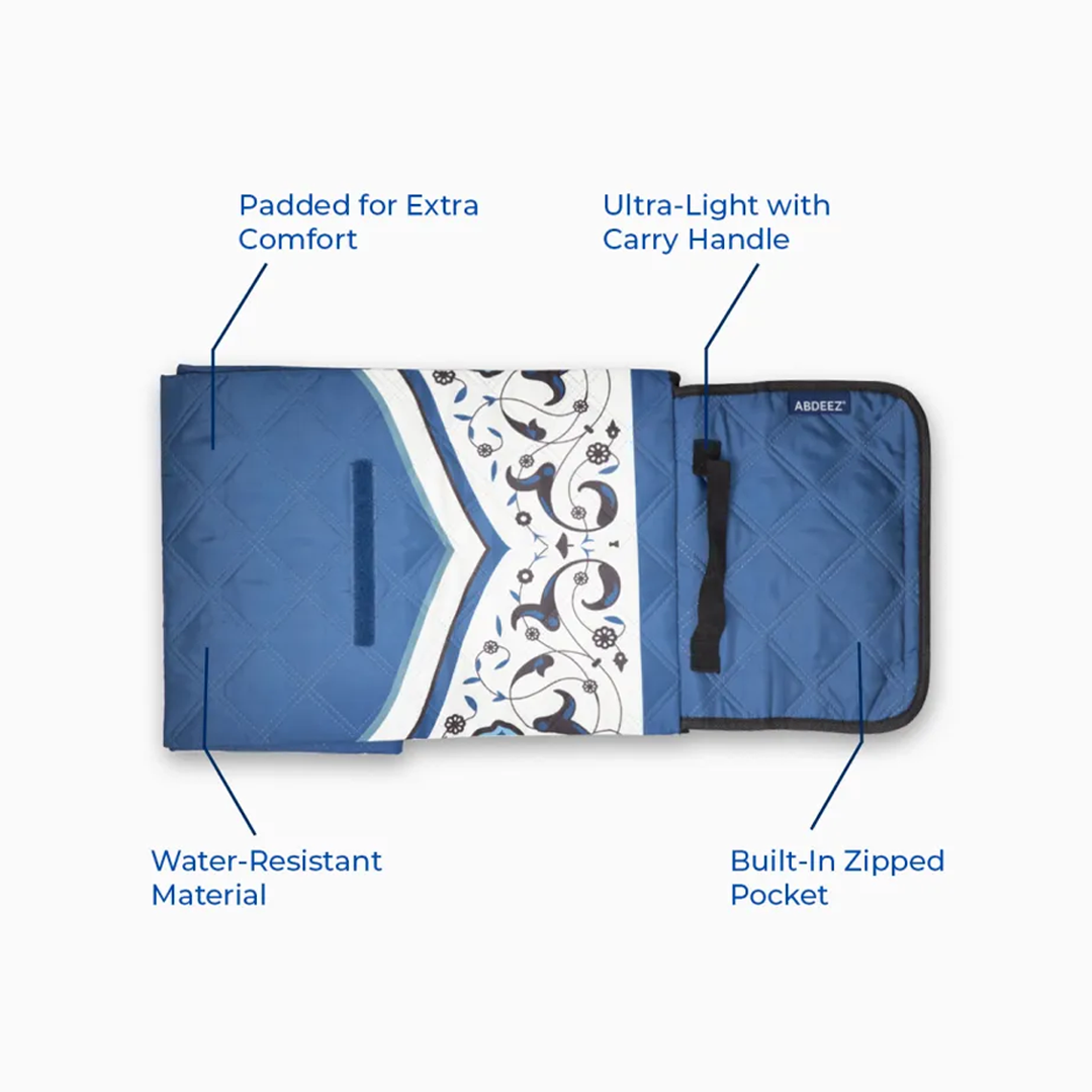 ABDEEZ SalahTrek™ | The All-New Comfortable Portable Travel Prayer Mat