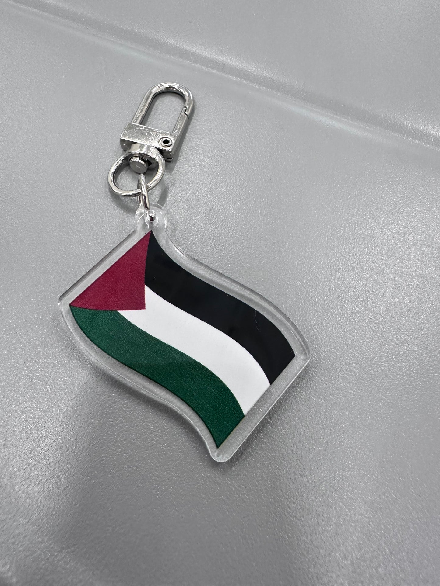 Palestine flag keychain