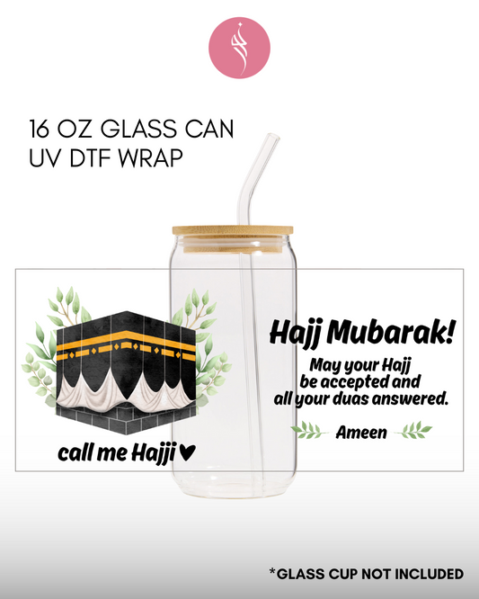 Hajj Mubarak UV DTF Sticker