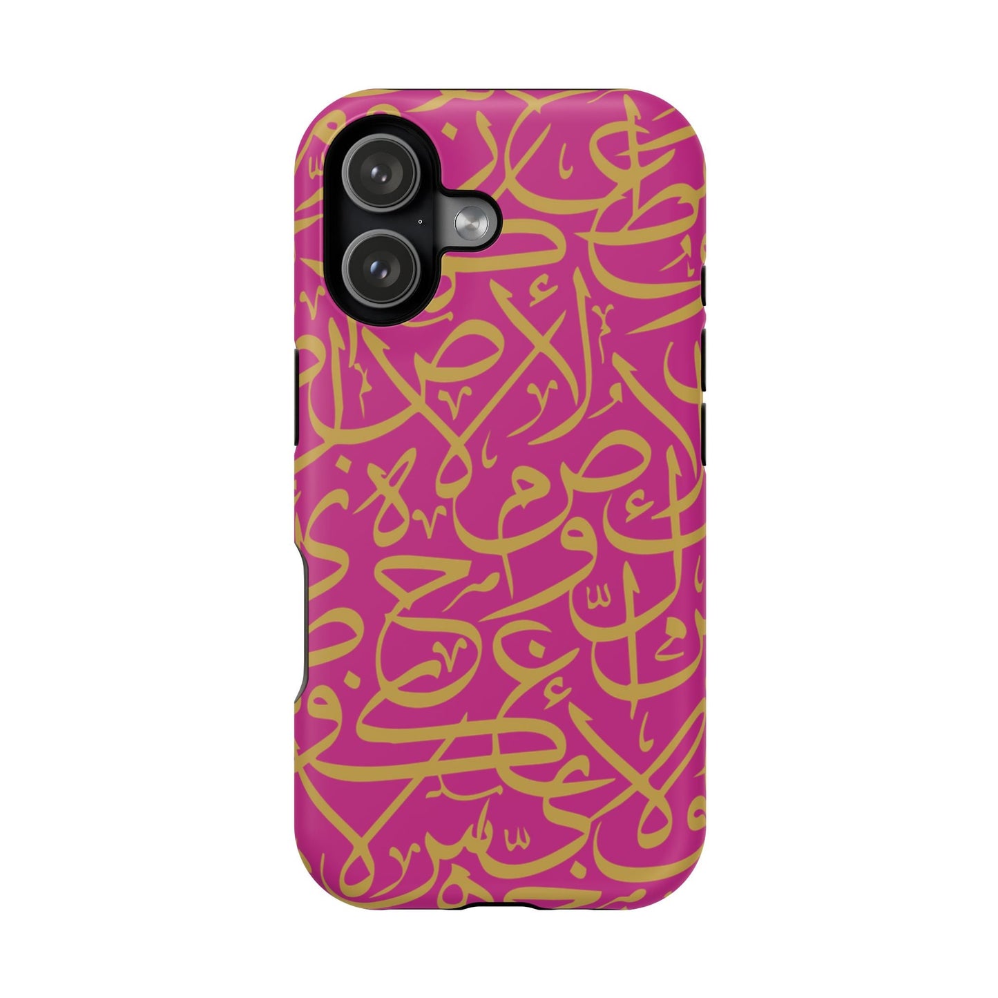 Pink and Gold Arabic Letters  Iphone Magnetic Tough Cases