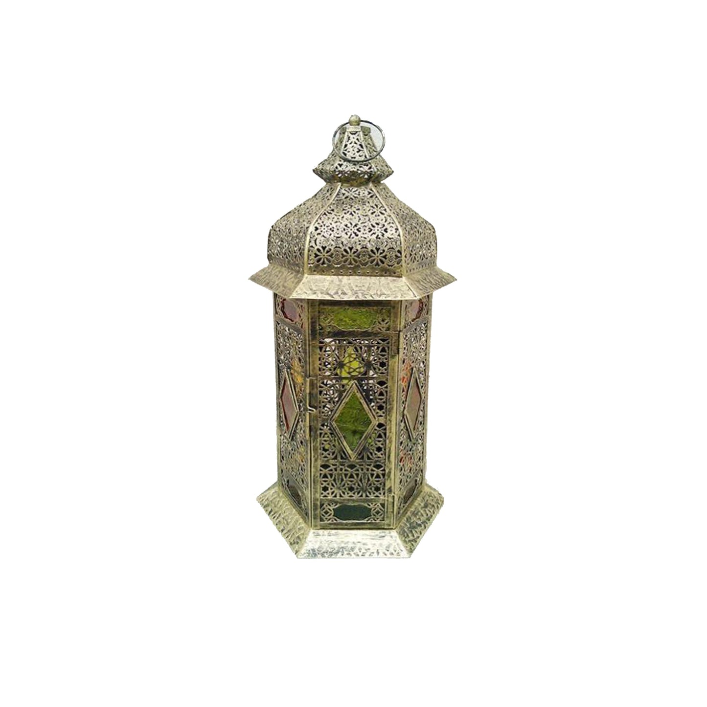 Antique Gold Large Lantern