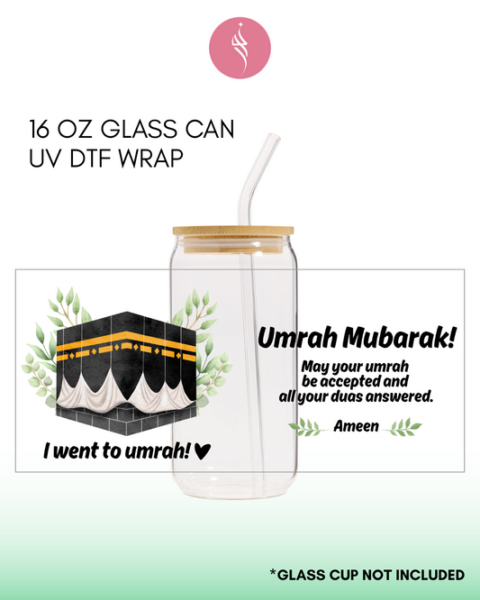 Umrah Mubarak UV DTF Sticker