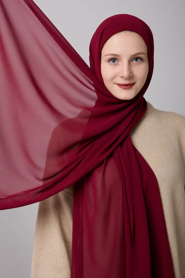 Instant Hijab - 2 in 1 Chiffon & Full Coverage