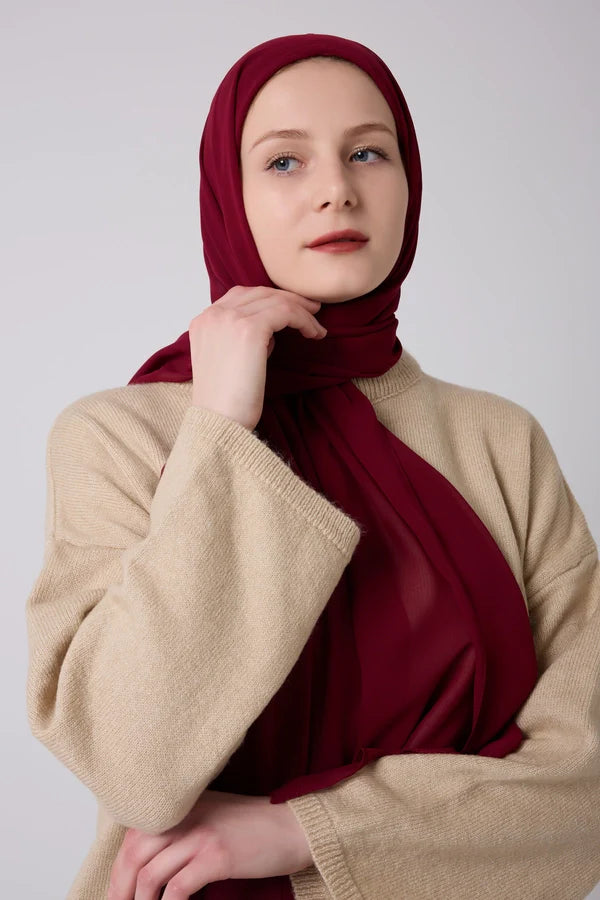 Instant Hijab - 2 in 1 Chiffon & Full Coverage