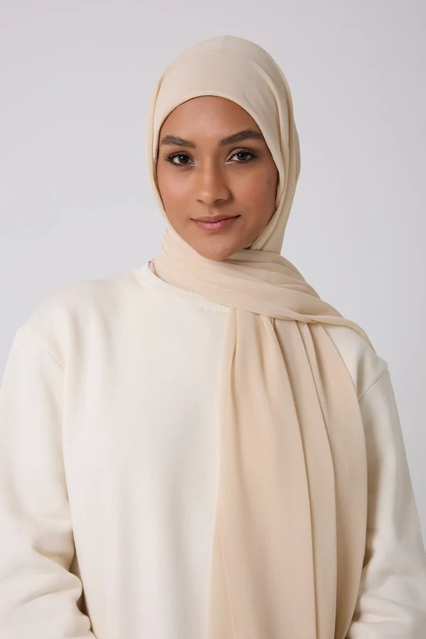 Instant Hijab - 2 in 1 Chiffon & Full Coverage