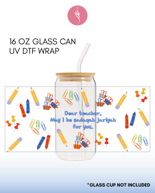Teacher UV DTF Sticker