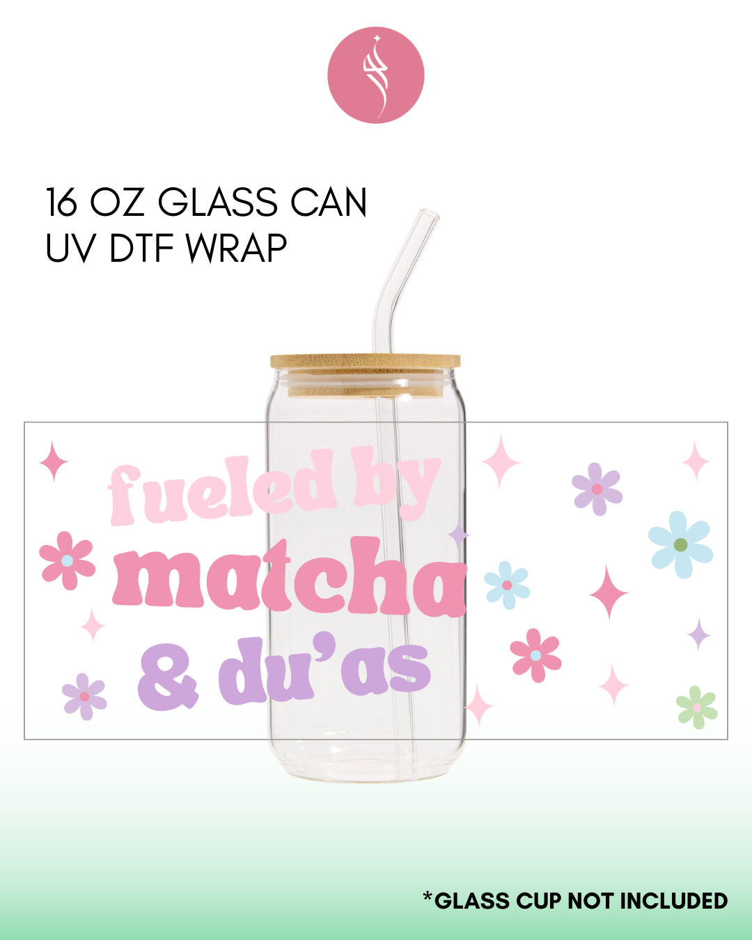 Matcha & Duas UV DTF Sticker