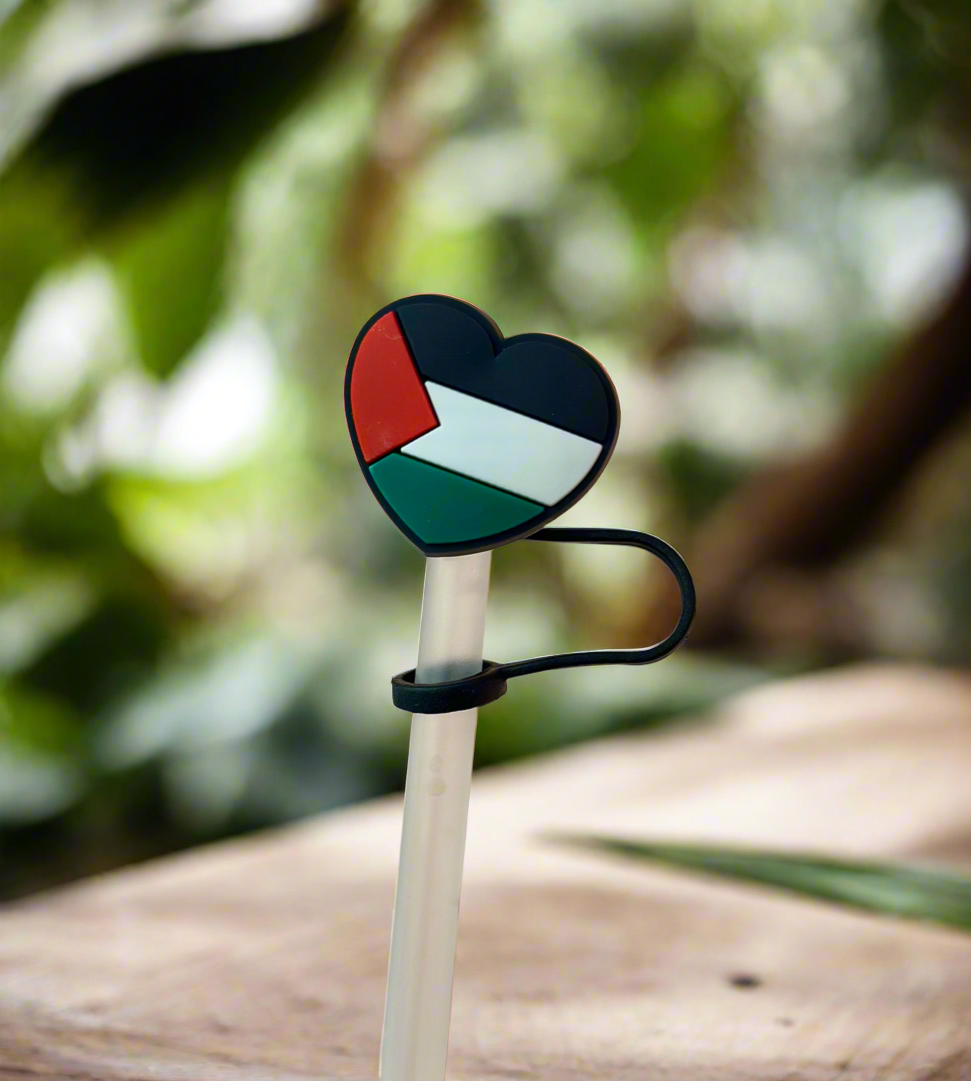 Palestine Flag 10mm Straw topper