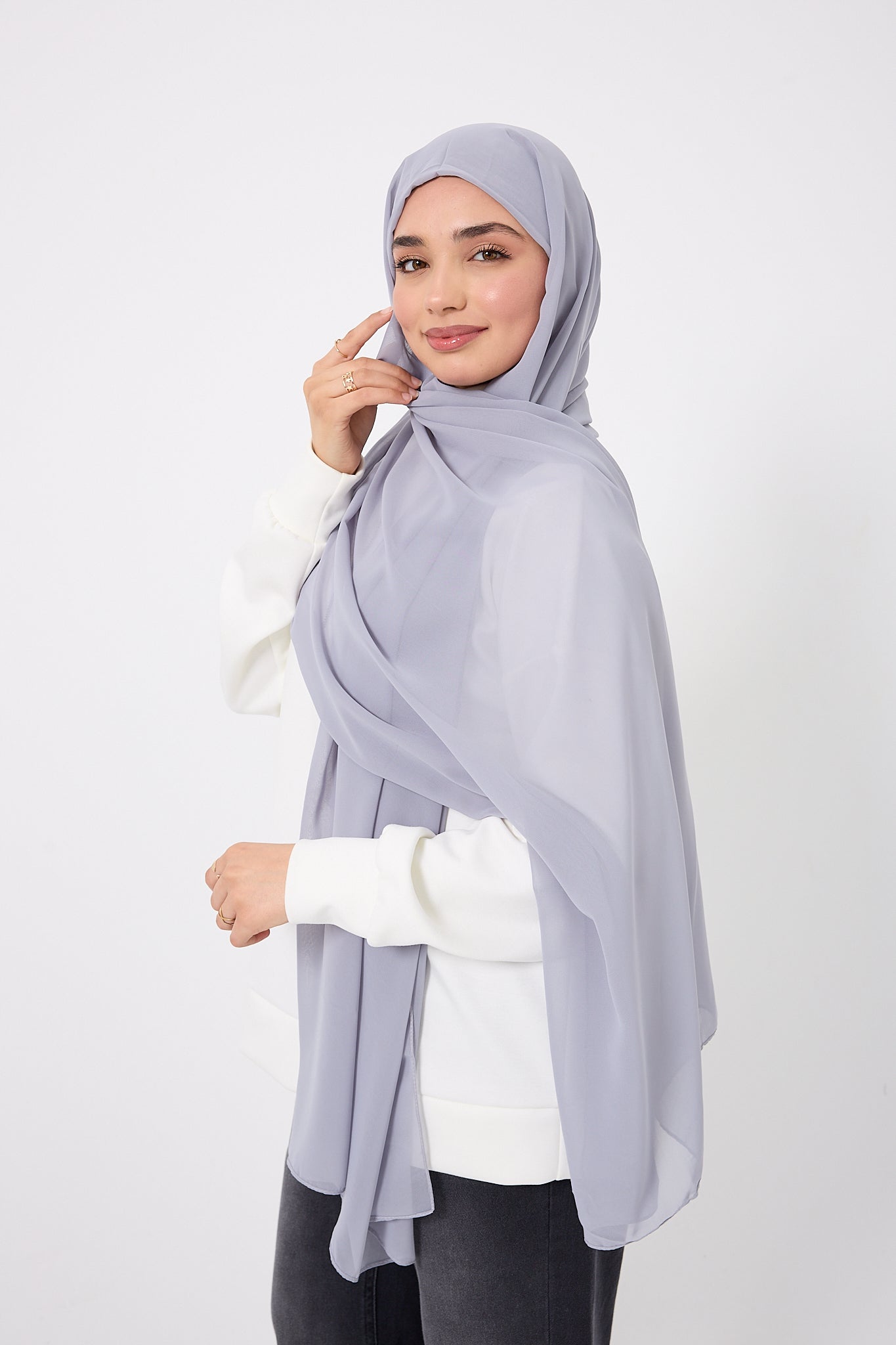 Instant Hijab - 2 in 1 Chiffon & Tube