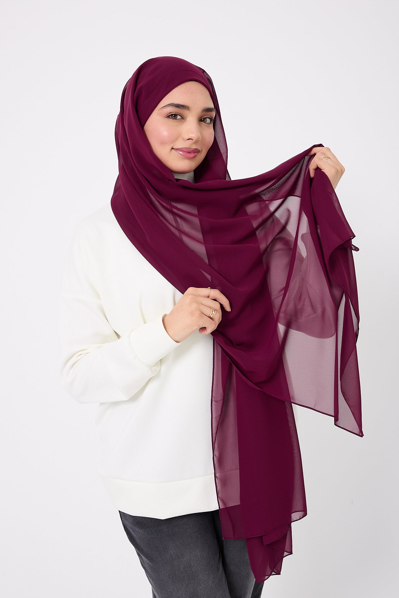 Instant Hijab - 2 in 1 Chiffon & Tube