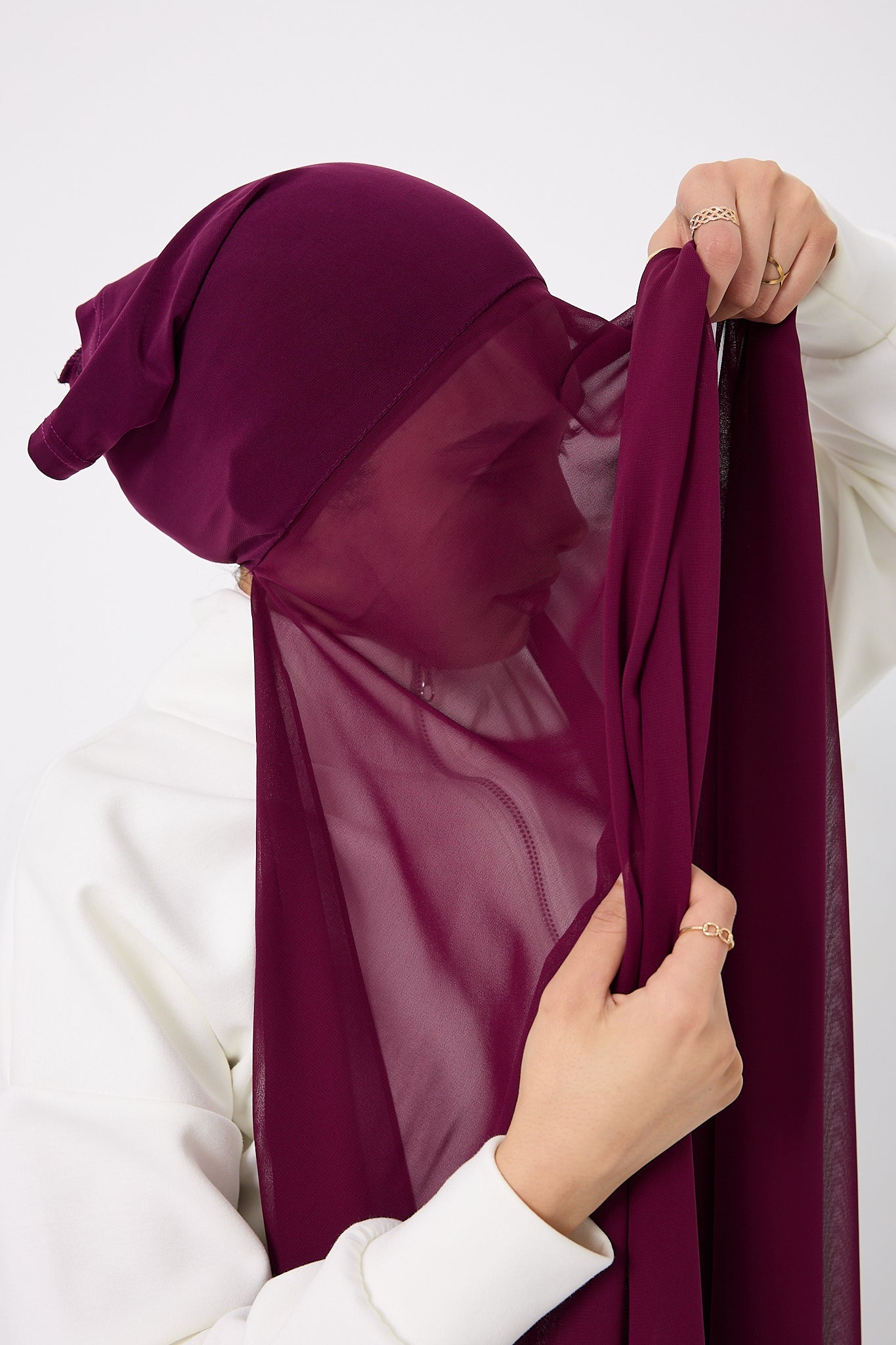 Instant Hijab - 2 in 1 Chiffon & Tube