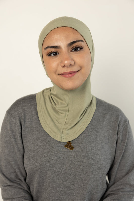 Ninja Under Scarf - Olive Green